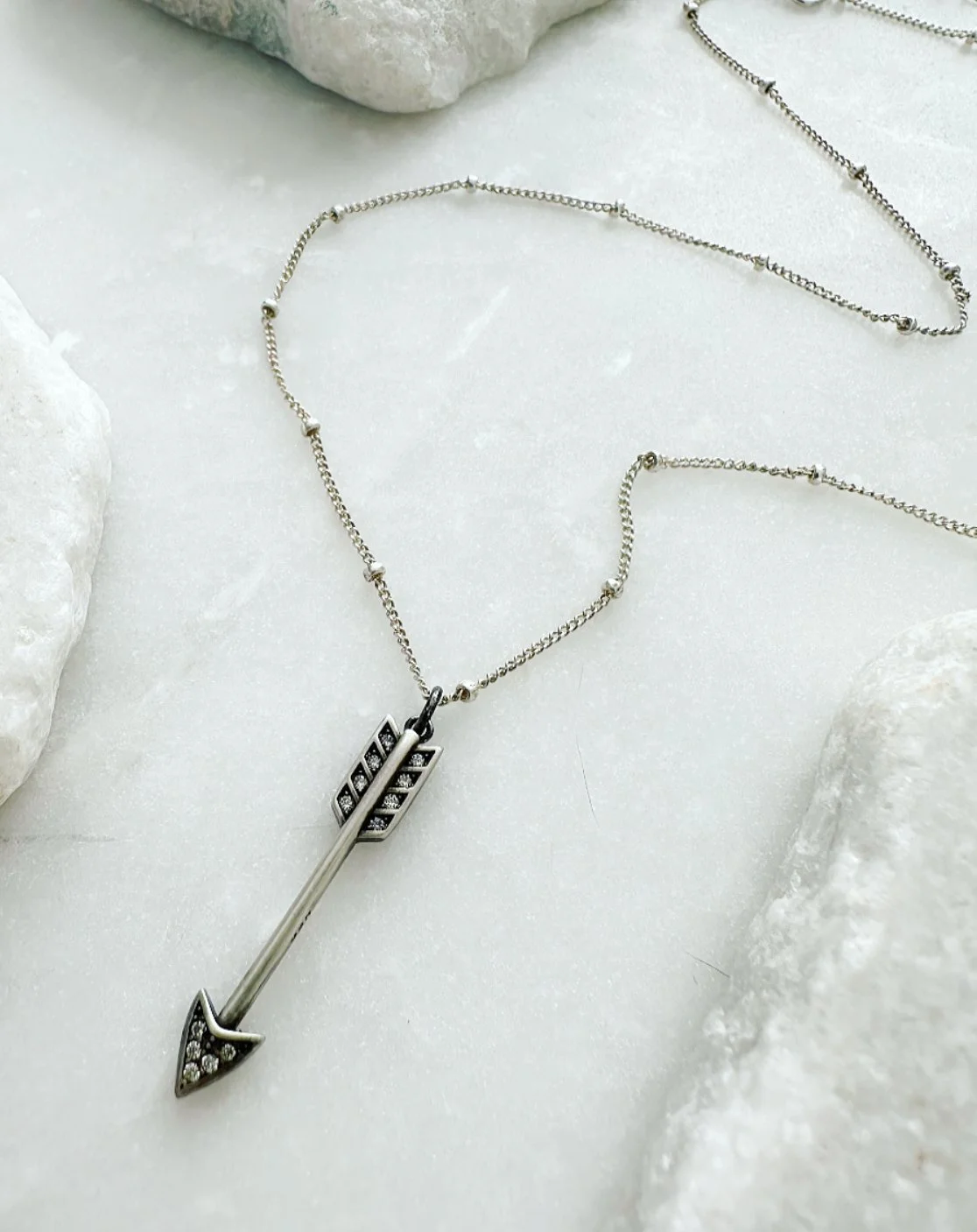 Pi Beta Pi sorority arrow necklace — Rach B Jewelry